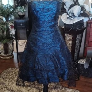 3 FOR 40 Dark blue and black party dress